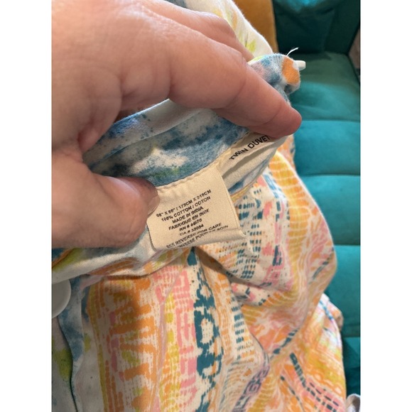 Urban outfitters Anthropologie Free People Twin duvet cover Boho Multicolor - Picture 4 of 7